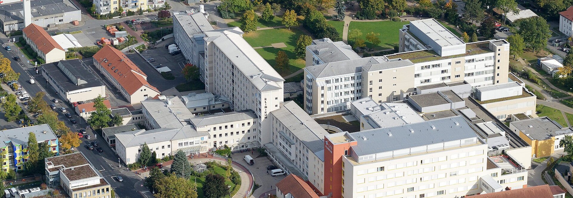 GPR Klinikum Luftaufnahme