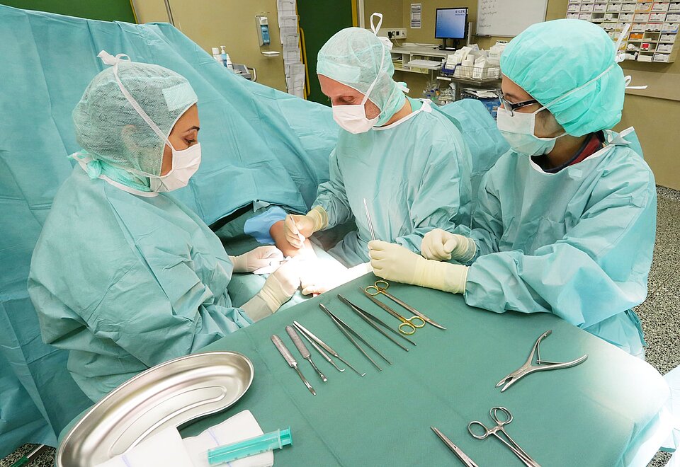 OP Personal bei der Arbeit