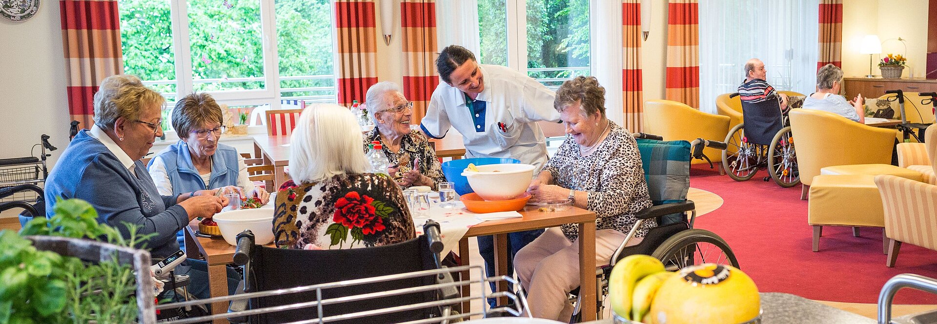 Bild von Aufenthaltsbereich der Seniorenresidenz