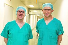 Prof. Peter Kleine (links) und Dr. Lars Leupolt