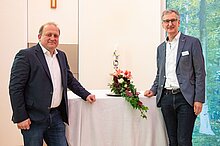 Pastoralreferent Winfried Reininger (rechts) mit GPR Geschäftsführer Achim Neyer