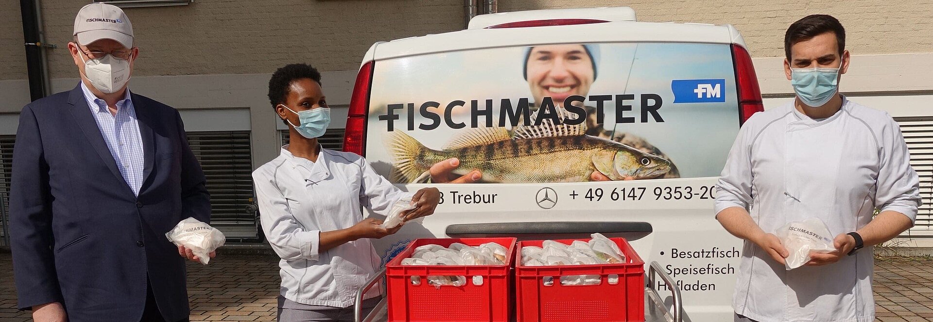 Lieferung der Fischbrötchen