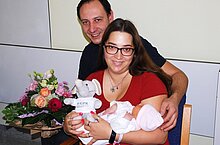 1000. Baby 2020 mit Eltern