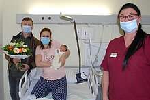 Neujahrsbaby 2021 im GPR Klinikum