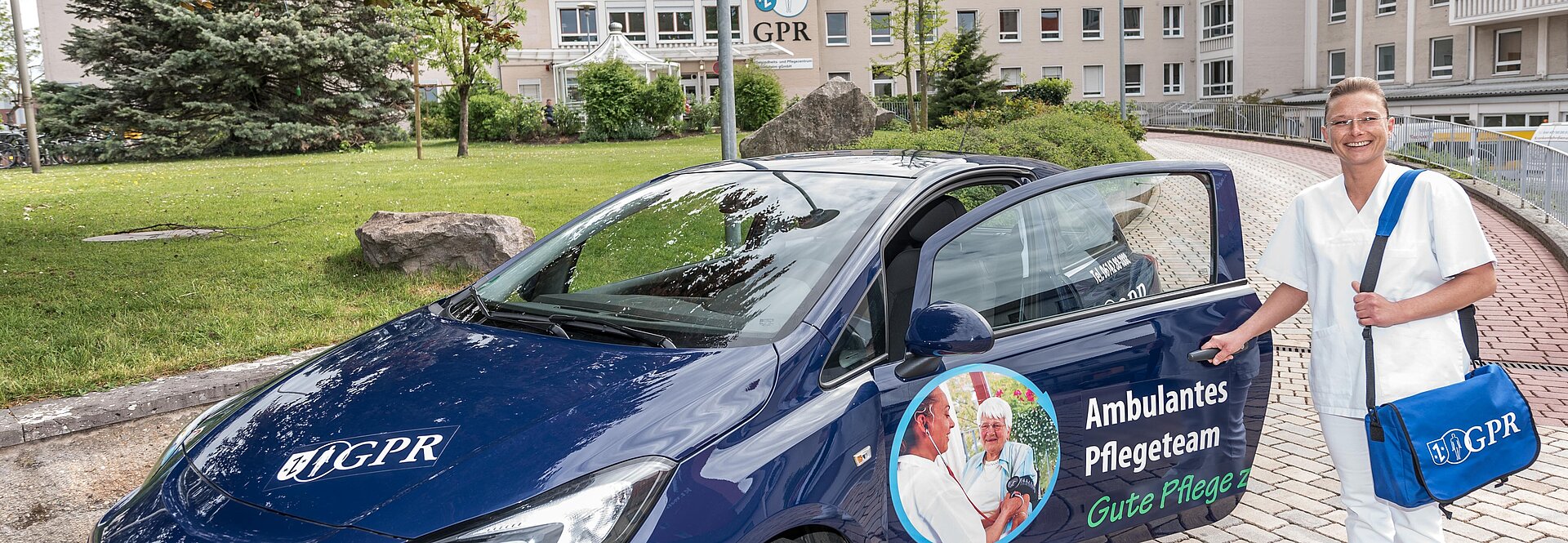 Auto des ambulanten Pflegendienstes