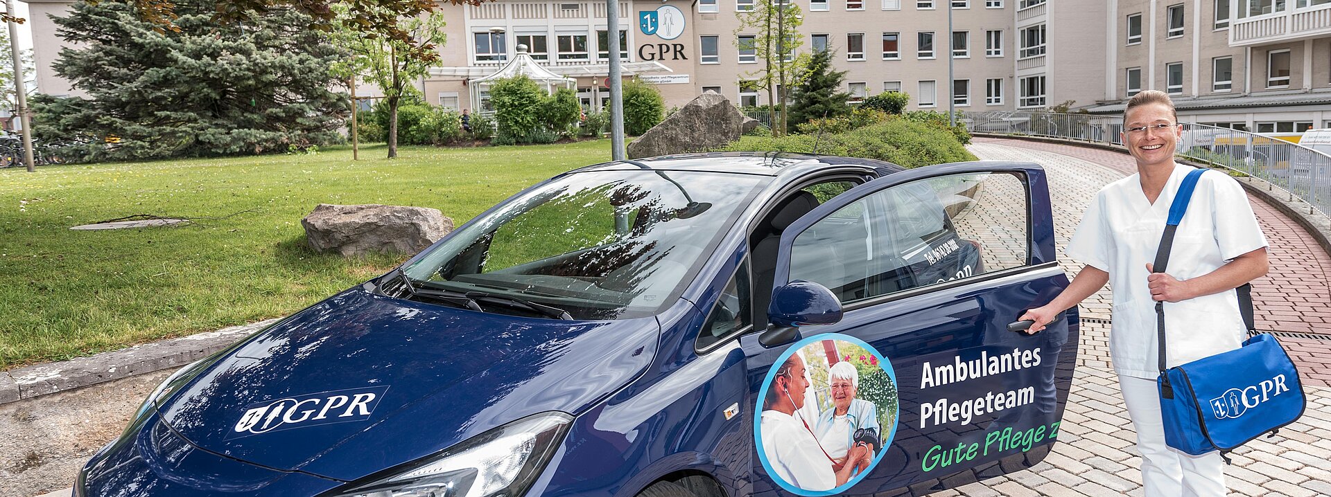 Auto des ambulanten Pflegendienstes