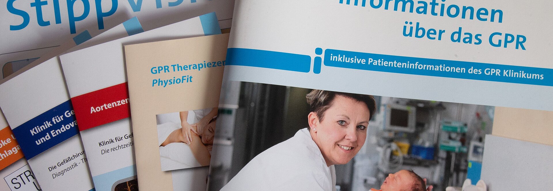 Broschüren und Flyer des GPR