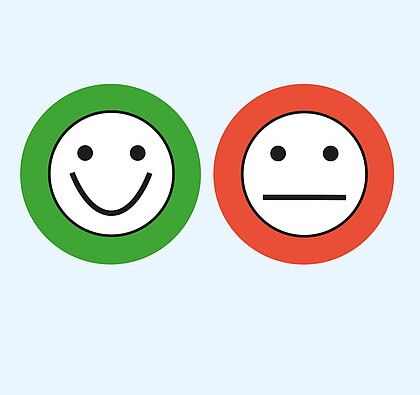 Bild von zwei Smilies Unsere zuständigen Mitarbeiter finden Sie unter dem Reiter „Ansprechpartner“.